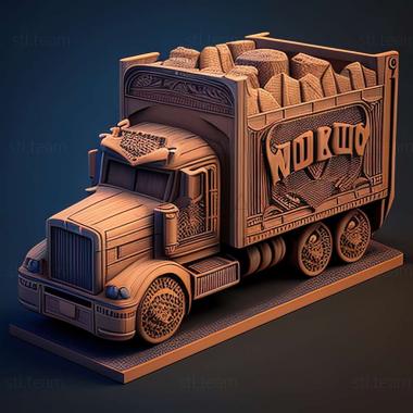 3D модель Игра World of Truck Построй свою собственную грузовую империю (STL)